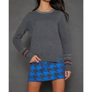NEW LISA TODD fast track sweater in fog