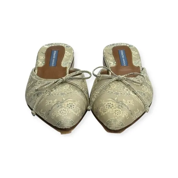 new Margaux x Schumacher Collab𖡛 Le Castellet Ballet Mule 𖡛 Gris Bleu 𖡛 41.5N