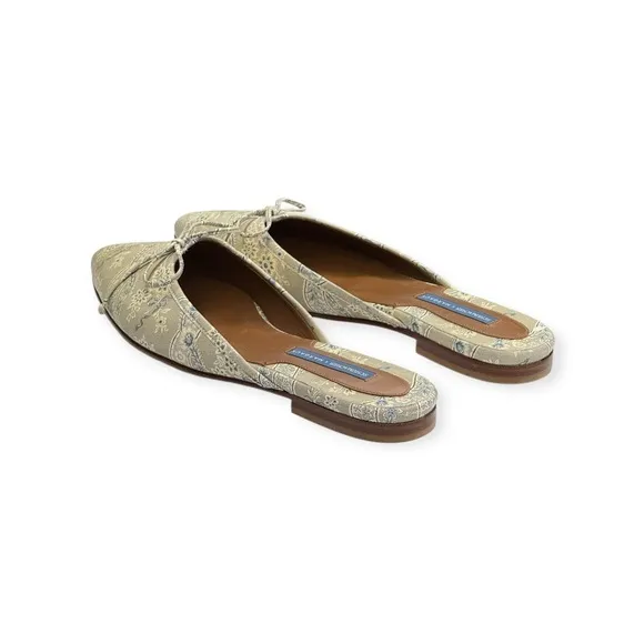 new Margaux x Schumacher Collab𖡛 Le Castellet Ballet Mule 𖡛 Gris Bleu 𖡛 41.5N