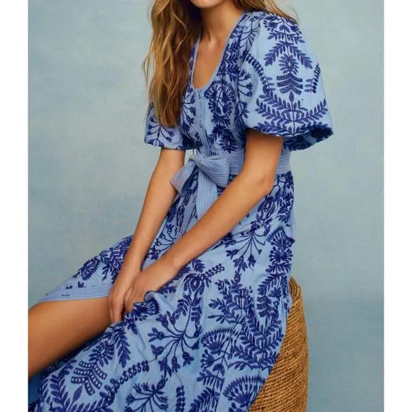 NEW MARIE OLIVER natty dress in serenity