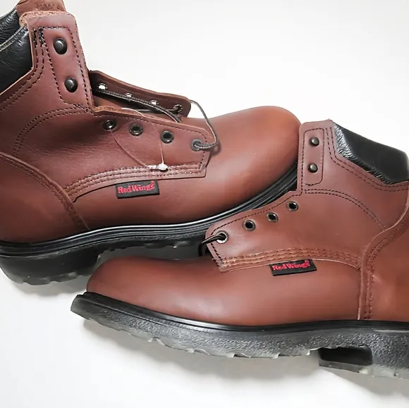 New Men's Size 9.5 D Red Wing 606 Supersole 2.0 Boots (Soft Toe) Durable Genuine