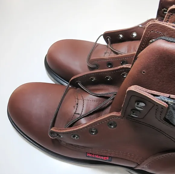 New Men's Size 9.5 D Red Wing 606 Supersole 2.0 Boots (Soft Toe) Durable Genuine