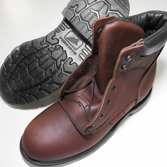 New Men's Size 9.5 D Red Wing 606 Supersole 2.0 Boots (Soft Toe) Durable Genuine