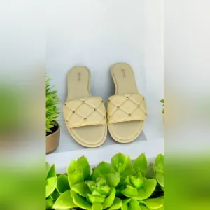 New Michael Kors Women's Rina Slide Sandals In Buttercup Size 7