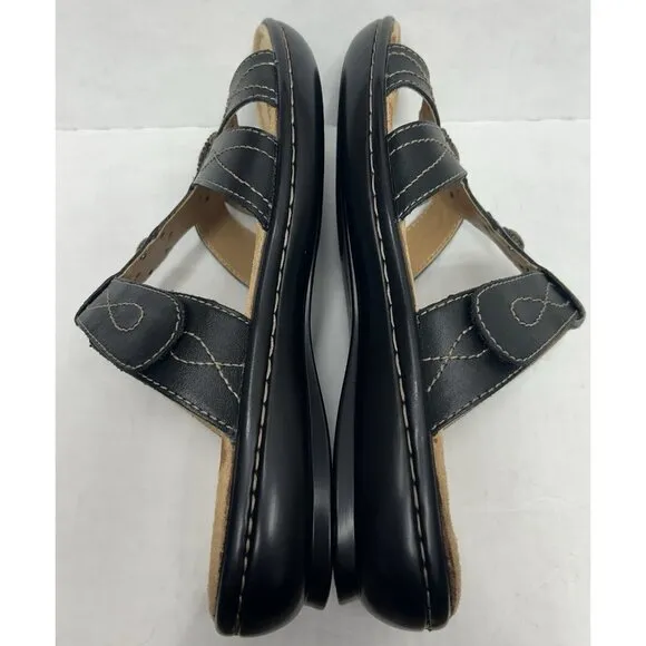NEW Naturalizer Journie N5 Comfort Sandal Slides Womens Size 9.5M Black Casual