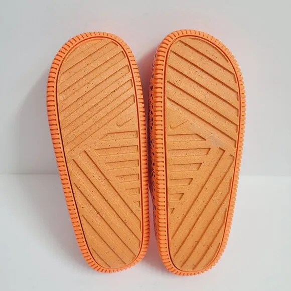 NEW Nike Calm Slide Electric Pack Sandals Slides HF1067-800 Size 10 Orange