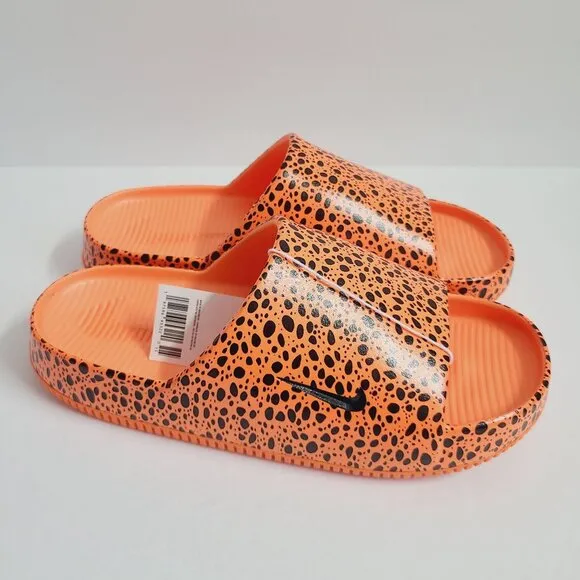 NEW Nike Calm Slide Electric Pack Sandals Slides HF1067-800 Size 10 Orange