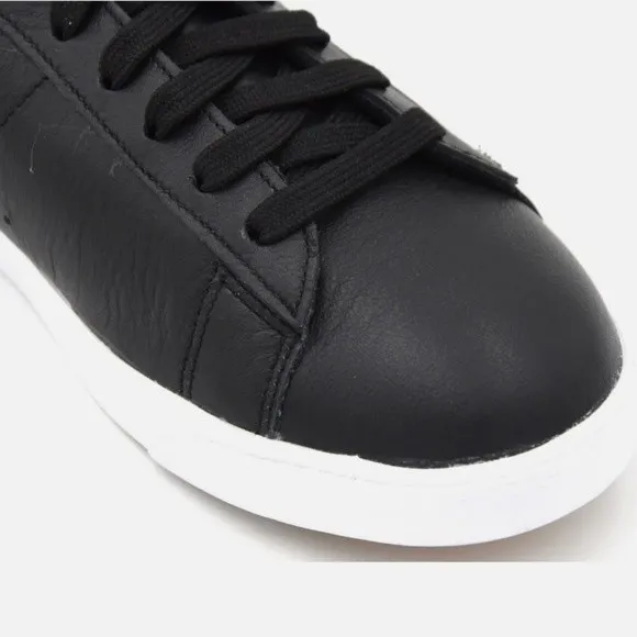 New Nike Women's Black Blazer Leather Low Top Slip on Sneakers US 6