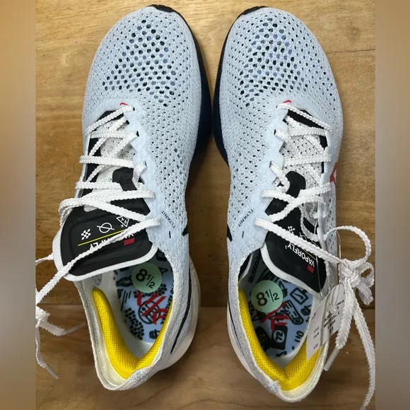 NEW Nike ZoomX Vaporfly 3 Mens Size 8.5 Running Shoes Sneakers Psychic Blue