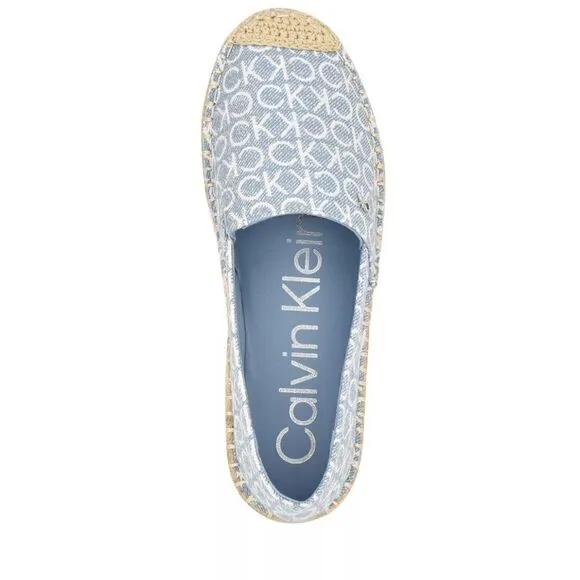 NEW NO BOX CALVIN KLEIN Women's Popular Casual Espadrille Slip-On Flats