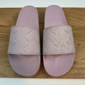 New NWOB Mens Vince Watley Purple Weave Comfort Casual Slides Sandals Size 12 M