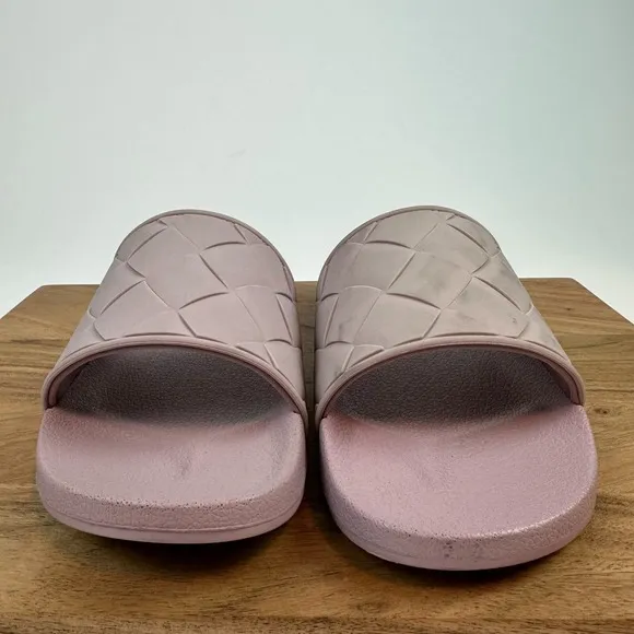 New NWOB Mens Vince Watley Purple Weave Comfort Casual Slides Sandals Size 12 M