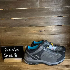 New NWT Womens Asolo Pipe GV GTX Gray Outdoor Hiking Shoes‎ Sneakers Size 8 M