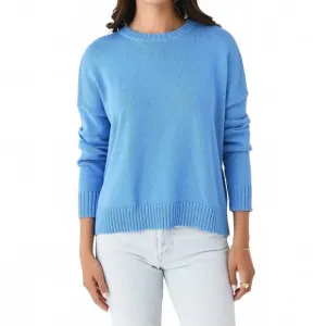 NEW ORGANIC BY JOHN PATRICK wide pullover in sky blue