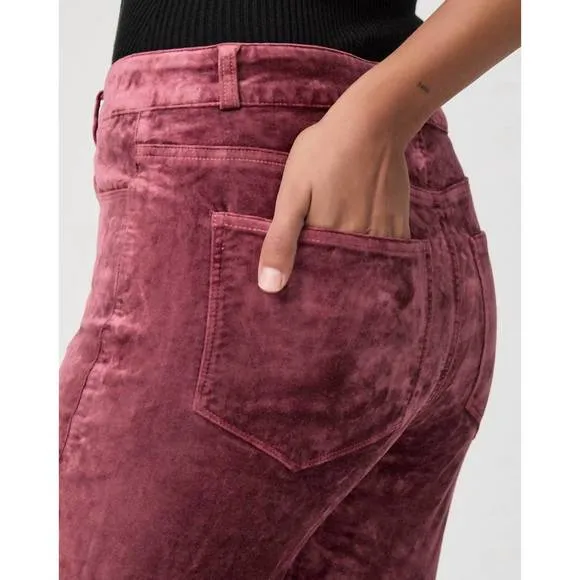 NEW PAIGE cindy jeans with twisted seam in rose tea