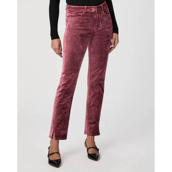 NEW PAIGE cindy jeans with twisted seam in rose tea