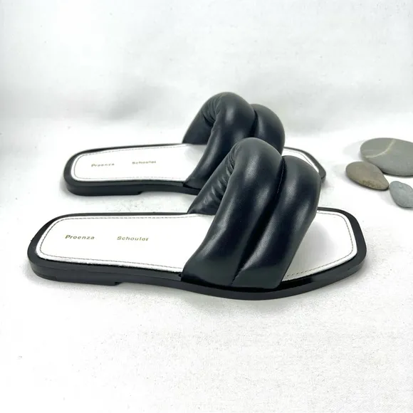 NEW Puffy Lambskin Leather Sandals by Proenza Schouler