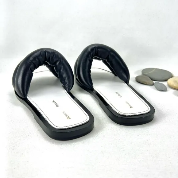 NEW Puffy Lambskin Leather Sandals by Proenza Schouler
