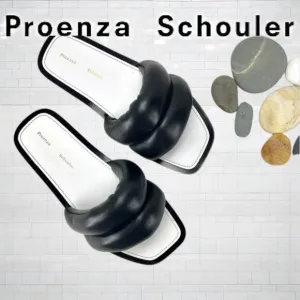 NEW Puffy Lambskin Leather Sandals by Proenza Schouler