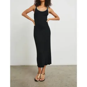 NEW RAILS colleen tank midi-dress in black