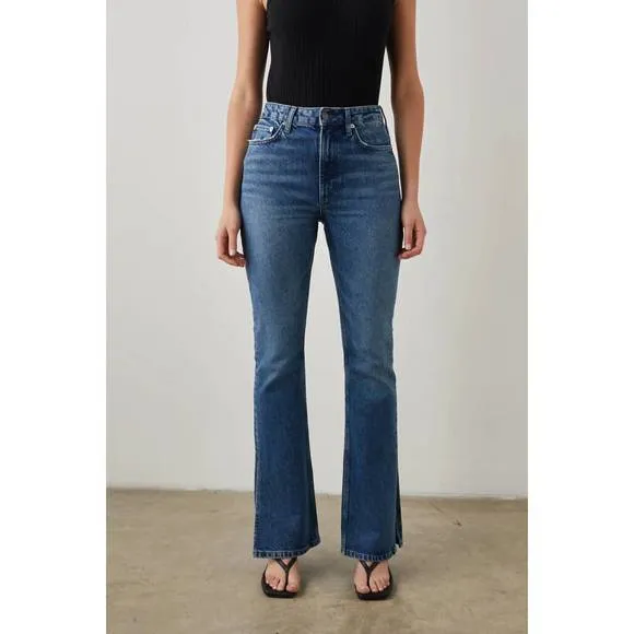 NEW RAILS sunset jeans in navy stone dark wash