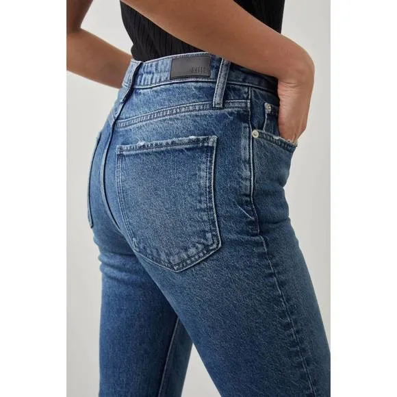 NEW RAILS sunset jeans in navy stone dark wash
