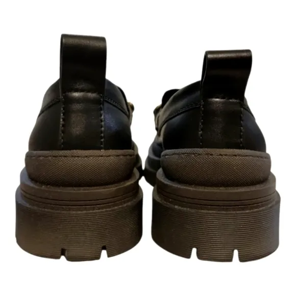 NEW See by Chloé Black Lylia Lug Loafers Black Size 40 10