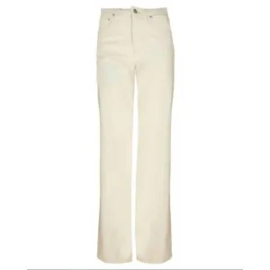 NEW SIMKHAI women's sawyer relaxed taper jean in ecru