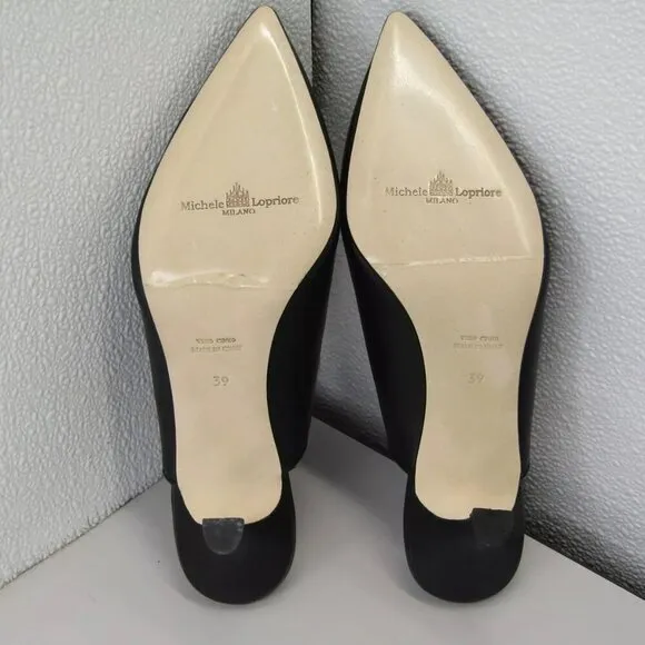 NEW Size 8 Michele Lopriore Womens Nellie Mule Cushion Comfort Slide EU 39