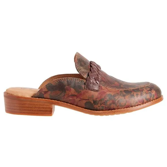 NEW Sofft Nels Mule Loafers - Leather For Women Taupe  462sn