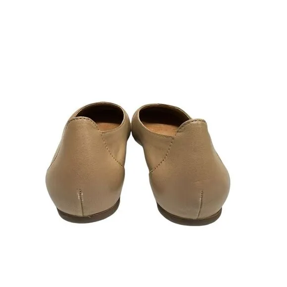 NEW Softwalk Safi Tan Leather Ballet Flats | Size 8W