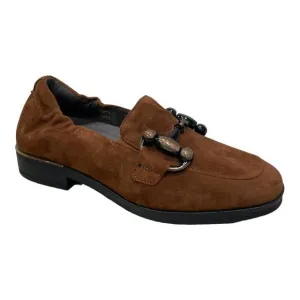 NEW SOFTWAVES women's gladis loafers in cognac