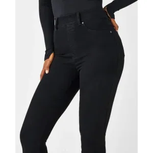 NEW SPANX everywear black flare jeans in black