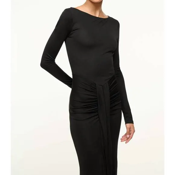 NEW STAUD gres dress in black