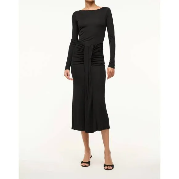 NEW STAUD gres dress in black