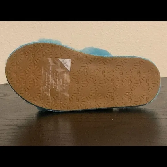 New TODDLER KIDS UGG OH YEAH OASIS BLUE SANDALS SLIDE SLIPPER # boy girl unisex