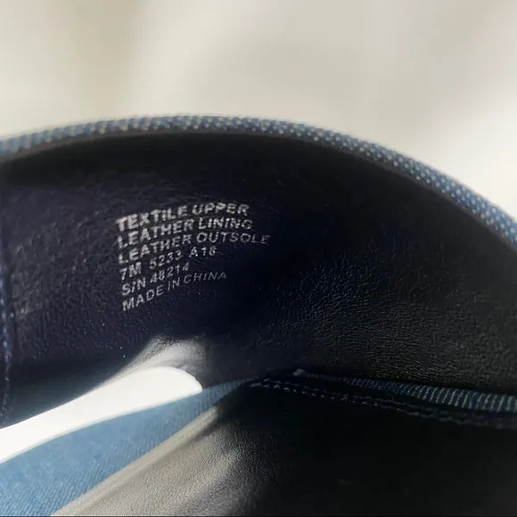 NEW Tory Burch Annabelle Bow Slide Sandals Denim