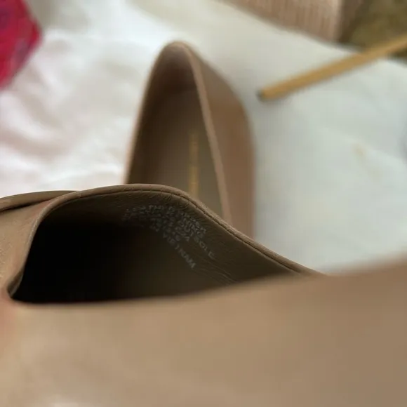 New tory burch Georgia Ballet Color: BRIGHT ALMOND / BRIGHT ALMOND
