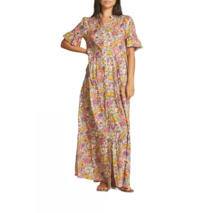 NEW TROVATA martine dress in dawn fleurettes