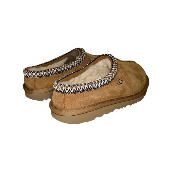 NEW UGG Tasman II Slippers Slides 1019066K Chestnut Big Kids Sz 6Y Women’s 7