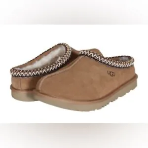 NEW UGG Tasman II Slippers Slides 1019066K Chestnut Big Kids Sz 6Y Women’s 7