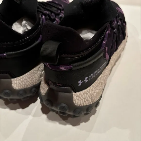 NEW Under Armour HOVR Summit Fat Tire Purple Camo Men’s Size 12.5 With Cuffs