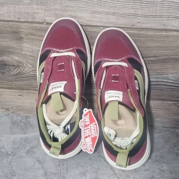 New Vans Ultrarange Exo Burgundy Red Black Outdoor Running Sneakers