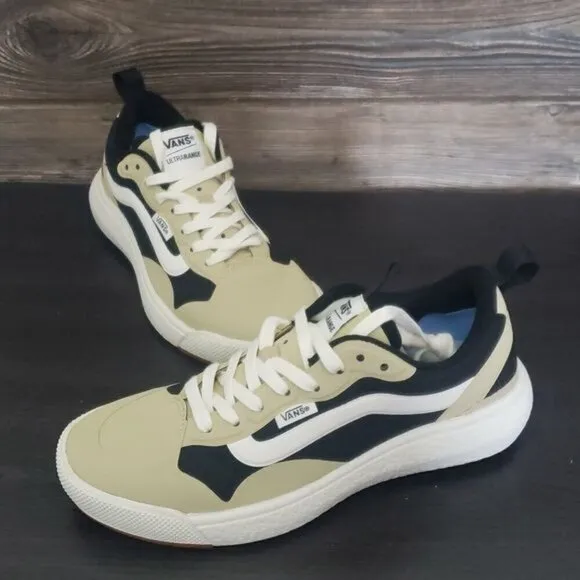 New Vans Ultrarange Exo Khaki Black Lightweight Outdoor Running Sneakers