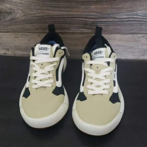 New Vans Ultrarange Exo Khaki Black Lightweight Outdoor Running Sneakers