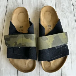 NEW WITHOUT BOX BIRKENSTOCK KYOTO CAMO SLIDE SANDALS SIZE 43 UNISEX