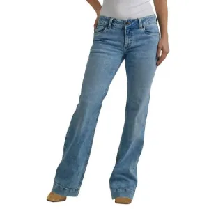 NEW WRANGLER women's retro mae mid-rise jean in medium vintage