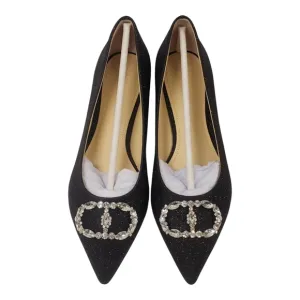 NIB DEEE OCLEPPO BALLERINA POINT TOE EMBELLISHED FLATS SZ 8