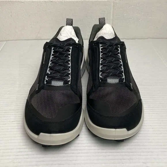 NIB ECCO Biom 2.1 X Mountain Men's Nubuck Waterproof Outdoor Sneaker EU46 Black‎