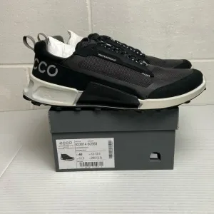NIB ECCO Biom 2.1 X Mountain Men's Nubuck Waterproof Outdoor Sneaker EU46 Black‎
